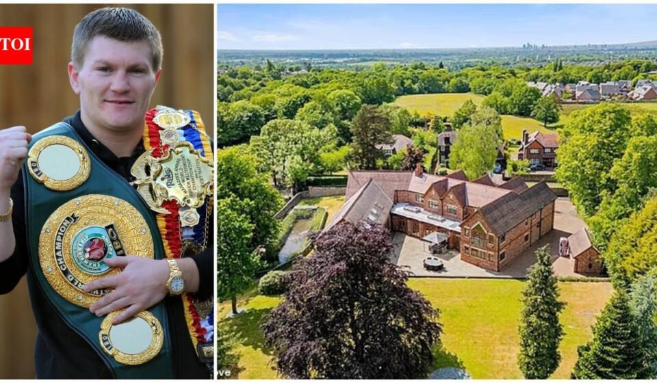 Ricky Hatton’s luxury mansion, where the boxing legend was found dead in 2025, sold for £1.5m, £350K below original asking price; five-bedroom home featured pool, gym and Manchester City memorabilia