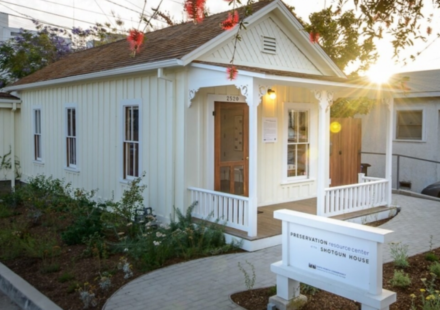 Built in 1897, Santa Monica's last intact shotgun house was nearly demolished in 1997; after multiple moves and restoration, it now serves as a preservation centre