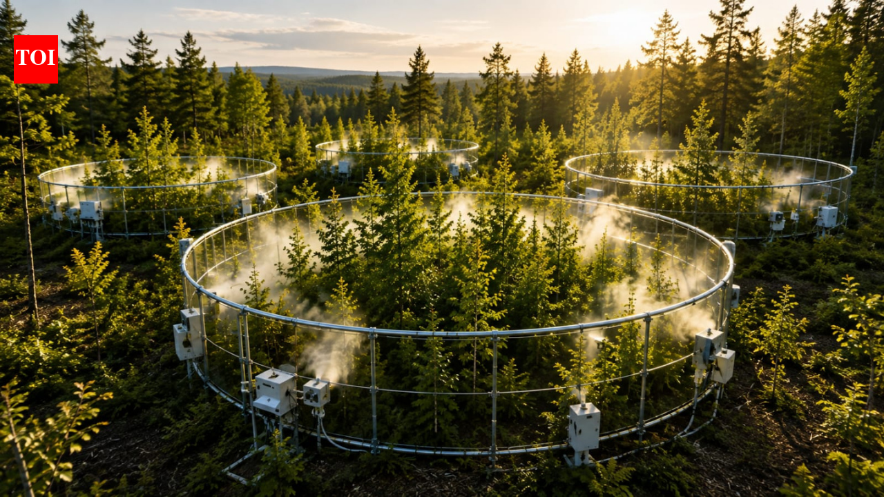Scientists altered the air around a Wisconsin forest for 11 years; extra CO₂ drove 39% more productivity, but ozone reversed part of the gain