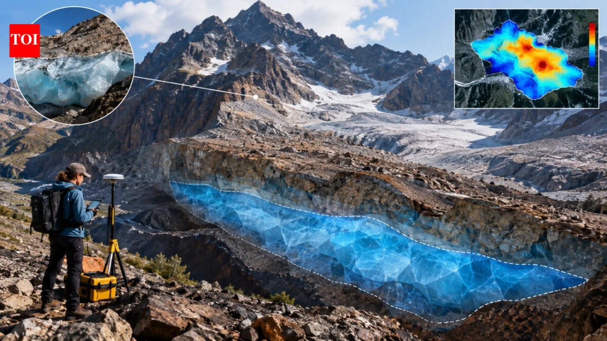 Scientists discover nearly 1 billion tons of water locked inside Utah's rocky glaciers, using gravity measurements to map ice buried beneath mountain debris