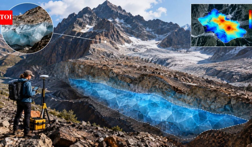 Scientists discover nearly 1 billion tons of water locked inside Utah's rocky glaciers, using gravity measurements to map ice buried beneath mountain debris