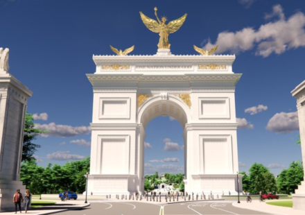 US Democrat urges House Speaker to sue Trump admin over triumphal arch, says Congress never approved funds
