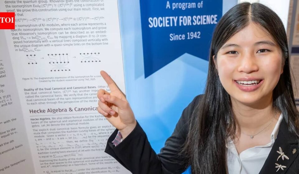 Meet Rachel Chen, the 18-year-old Los Angeles student who expanded a 1997 quantum-math idea to describe entire particle systems with simple diagrams; she won $100,000