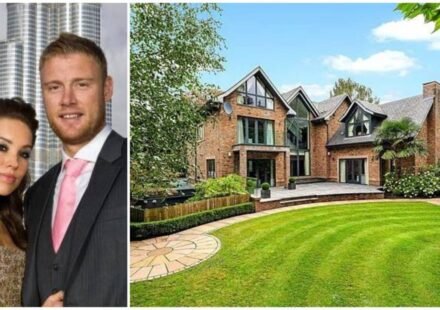 Andrew Flintoff puts £6.75 million Cheshire mansion on market, bought in 2021 from Phil Neville, 4 years after Top Gear car crash; 10,000 sq ft home features 6 bedrooms and 4 floors
