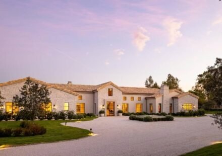 A California woman built a 10,363-sq-ft French-style mansion with centuries-old materials sourced from around the world; no one has lived in it, and it is now asking $29M
