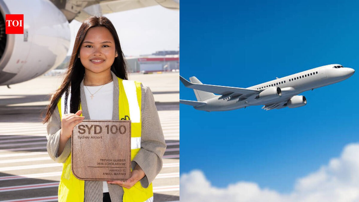 Meet Angel Marino, 18, whose first flight to Australia at seven sparked an aviation dream and led to a scholarship covering four years of tuition plus A$25,000 a year