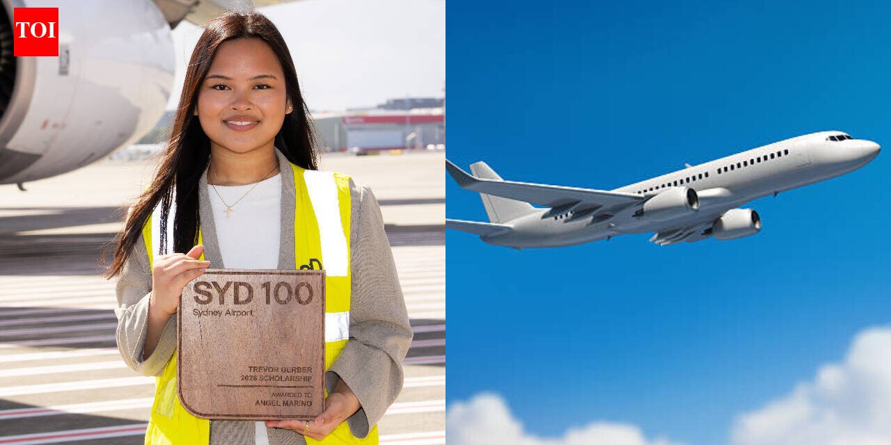 Meet Angel Marino, 18, whose first flight to Australia at seven sparked an aviation dream and led to a scholarship covering four years of tuition plus A$25,000 a year