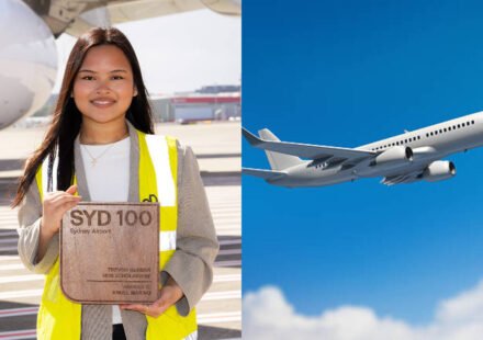 Meet Angel Marino, 18, whose first flight to Australia at seven sparked an aviation dream and led to a scholarship covering four years of tuition plus A$25,000 a year