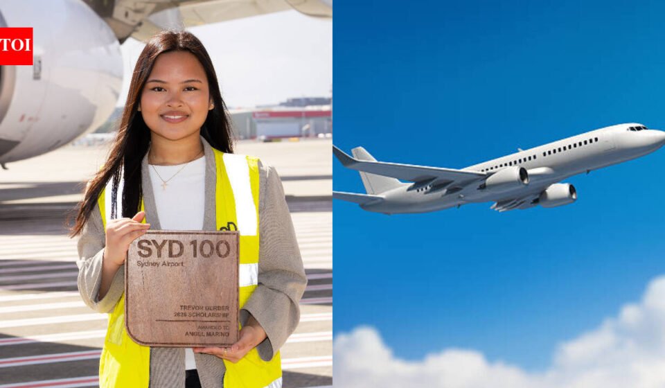 Meet Angel Marino, 18, whose first flight to Australia at seven sparked an aviation dream and led to a scholarship covering four years of tuition plus A$25,000 a year