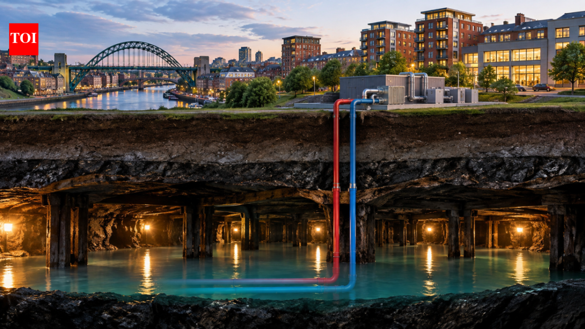 In Gateshead, water trapped 150 metres below the city in abandoned coal mines now heats 350 homes and public buildings