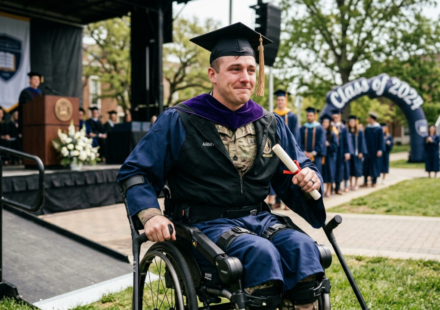 A car crash left this Army veteran paralysed; seven years later, he graduated with a petroleum engineering degree