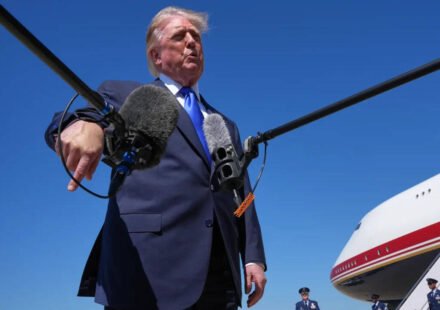 Why Trump's flight to Dallas was delayed before republican midterm convention