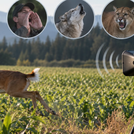 Scientists played human shouts, wolf and cougar calls near British Columbia crop fields; deer fled 64% of the time from human voices, but quickly learned to ignore the deterrents