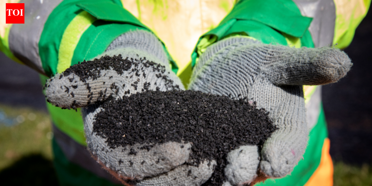 In 2019, Britain laid tyre-rubber asphalt on the M1; after successful trials, it won UK industry approval in 2021, with up to 750 waste tyres reusable per kilometre