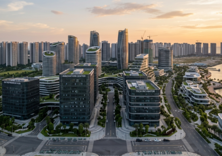 A $100 billion “ghost city” became a home for tech entrepreneurs, but the experiment lasted less than two years after it began