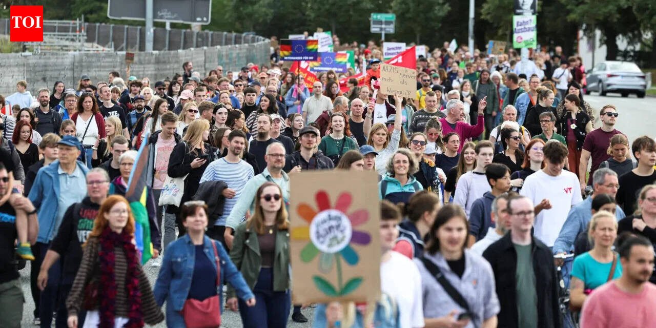 Mass protests erupt in Germany as AfD eyes breakthrough in eastern states