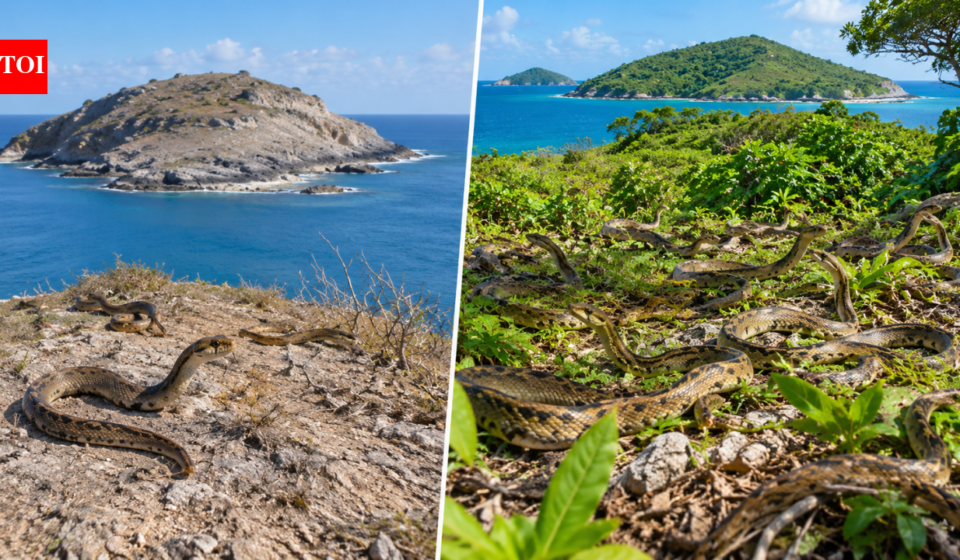 In 1995, just 51 rare snakes survived on one tiny Caribbean island; 21 years later their population topped 1,100