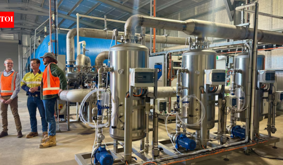Australia switched on a $7.8 million wastewater plant that can process 700 megalitres a year; its inventor says it breaks down stubborn pollutants 16 times more efficiently
