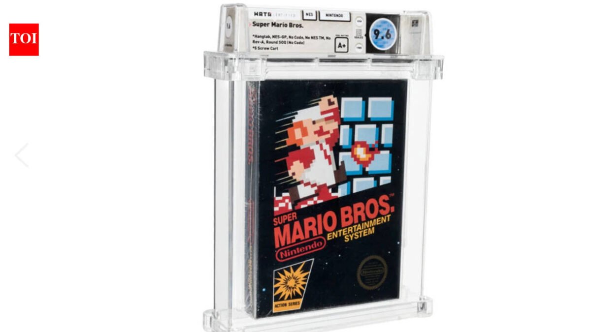 In 1986, someone bought Super Mario Bros. as a Christmas gift and left it sealed in a desk drawer; 35 years later, the forgotten game sold for $660,000
