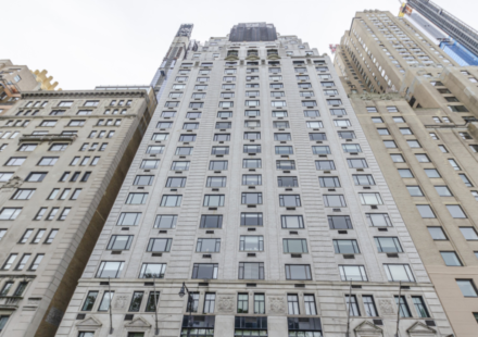 In 2018, an unbuilt penthouse shell under Manhattan's Hampshire House roof was marketed at $40 million; eight years later, it found a buyer at $6.765 million, 83% below the ask