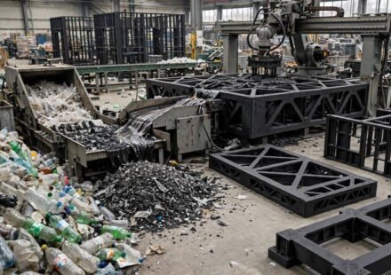 MIT scientists developed a way to turn discarded plastic into strong building materials, with recycled composites already used in a 40-foot bridge