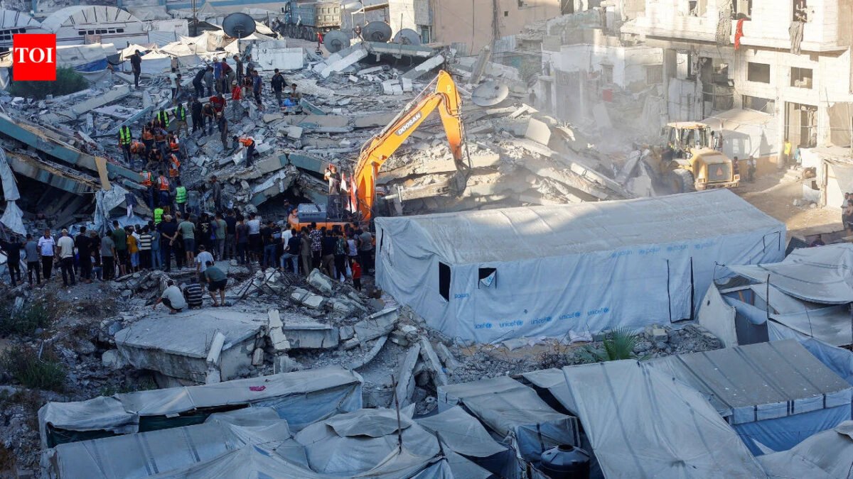 10 dead, dozens missing after war-damaged apartment block collapses in Gaza