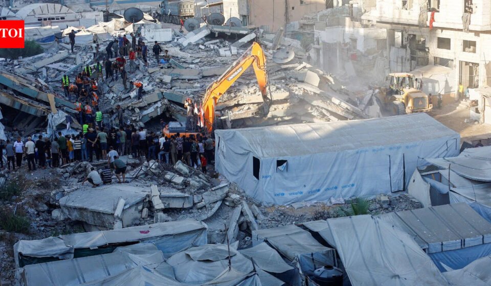 10 dead, dozens missing after war-damaged apartment block collapses in Gaza