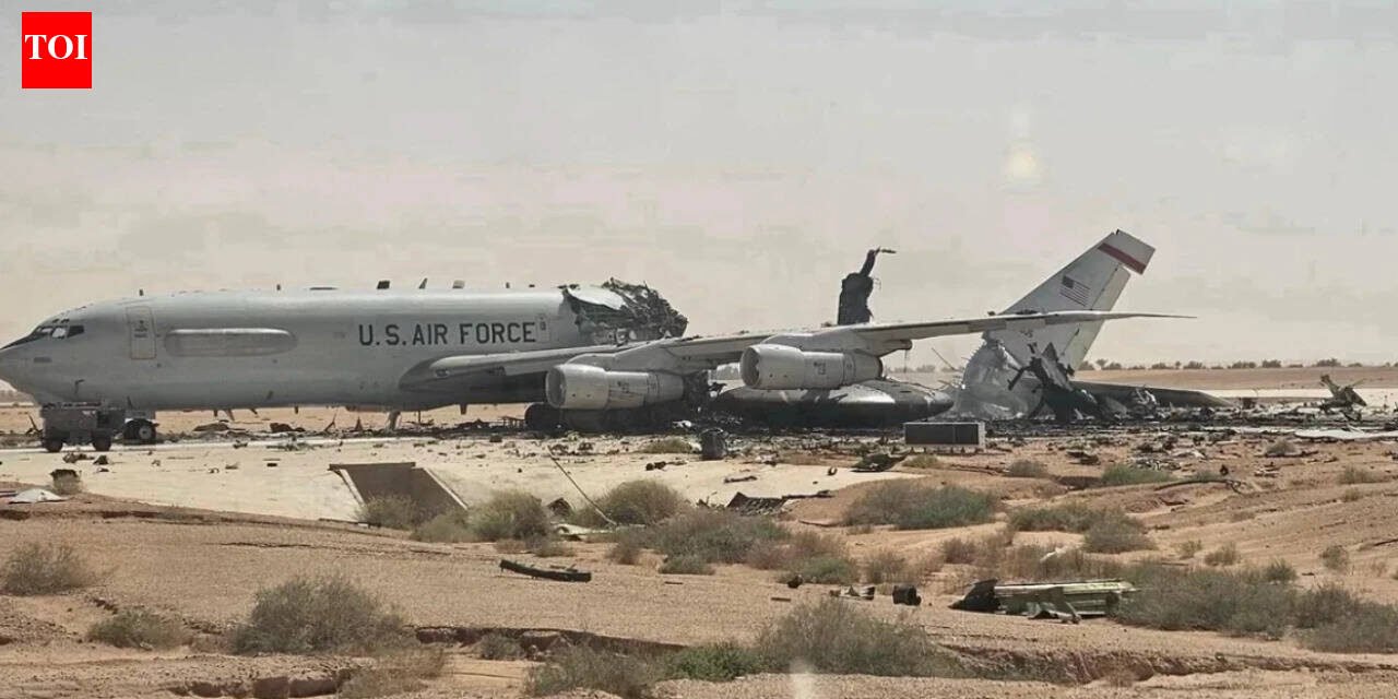 ‘Getting punched in the face’: Photos reveal aftermath of Iran strikes on US bases