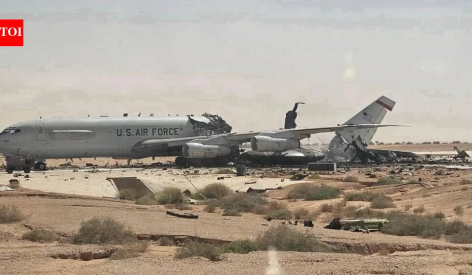 ‘Getting punched in the face’: Photos reveal aftermath of Iran strikes on US bases