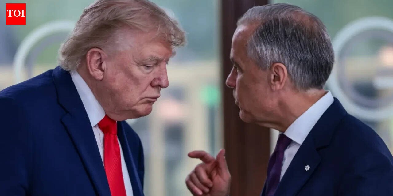 When Trump gave Mark Carney White House key with a warning: 'Maybe they'll shoot you'