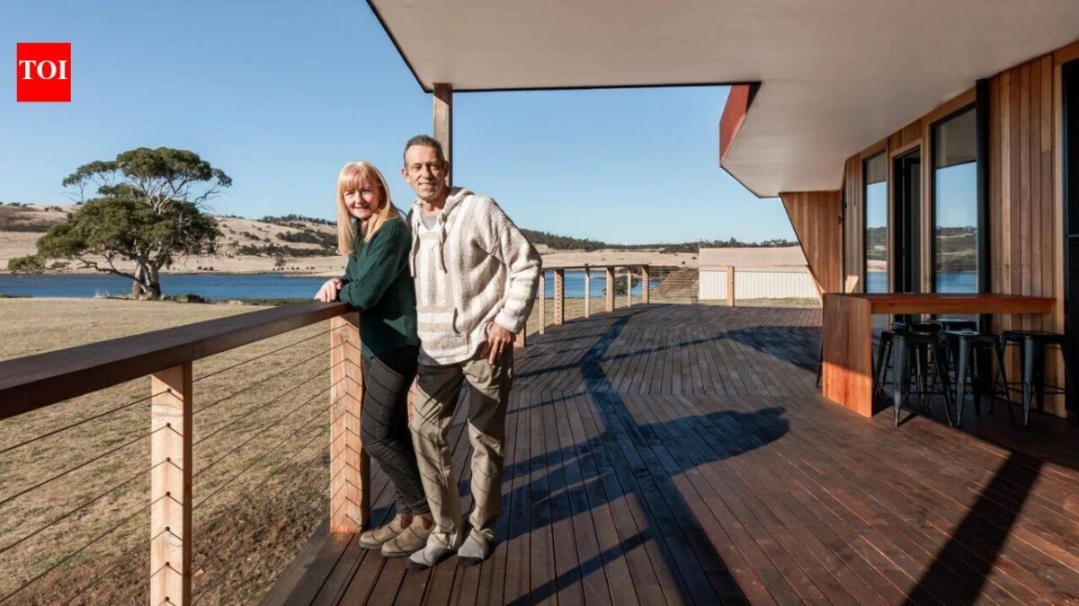 In 2002, an Australian couple bought a barren 26-hectare island; 17 years later, they moved in after clearing weeds and hauling 38 truckloads of materials