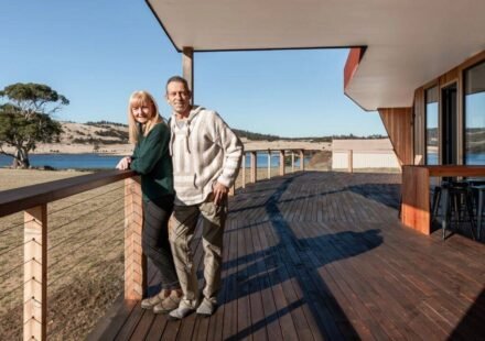 In 2002, an Australian couple bought a barren 26-hectare island; 17 years later, they moved in after clearing weeds and hauling 38 truckloads of materials
