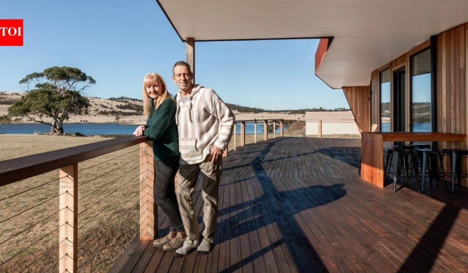 In 2002, an Australian couple bought a barren 26-hectare island; 17 years later, they moved in after clearing weeds and hauling 38 truckloads of materials