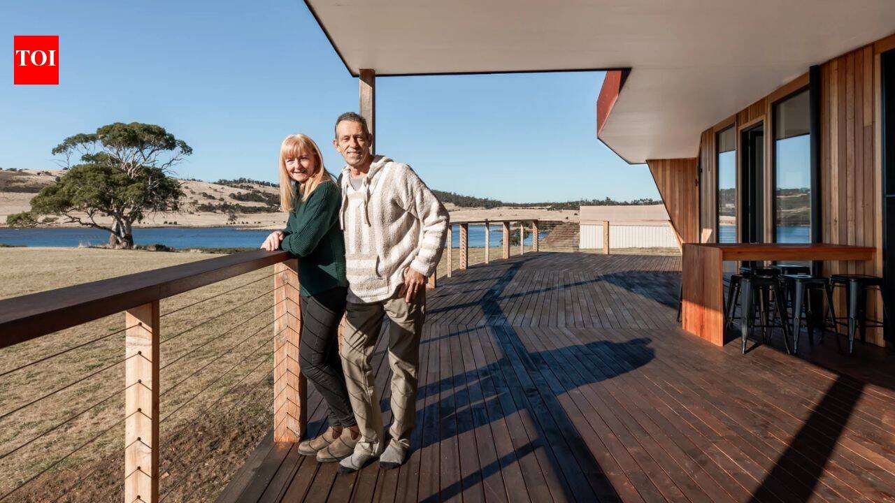 In 2002, an Australian couple bought a barren 26-hectare island; 17 years later, they moved in after clearing weeds and hauling 38 truckloads of materials