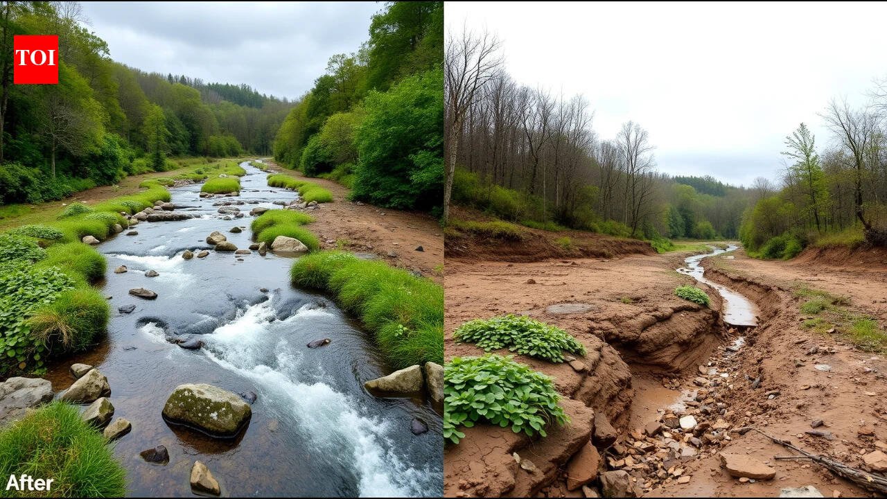 A 74-year-old man moved rocks and built a bridge to protect his Connecticut home from a brook, but a court has ordered him to restore it
