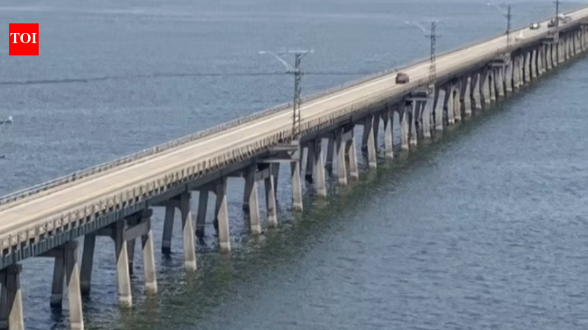 In 1945, Oklahoma opened a nearly 4,900-foot bridge across Lake Texoma; 81 years later a record $408 million project has begun to build its replacement while the old bridge stays open