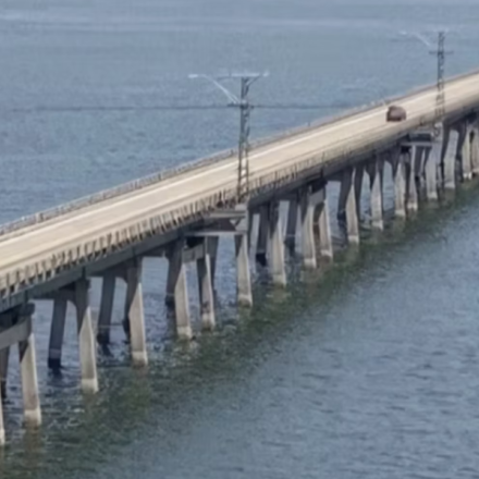In 1945, Oklahoma opened a nearly 4,900-foot bridge across Lake Texoma; 81 years later a record $408 million project has begun to build its replacement while the old bridge stays open