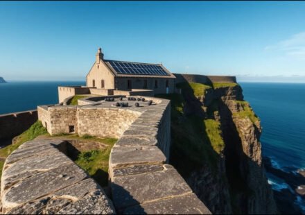 A tech entrepreneur bought a ruined Welsh island fort for £500,000, but after £2 million and a decade of work it became an 8,000-sq-ft off-grid home