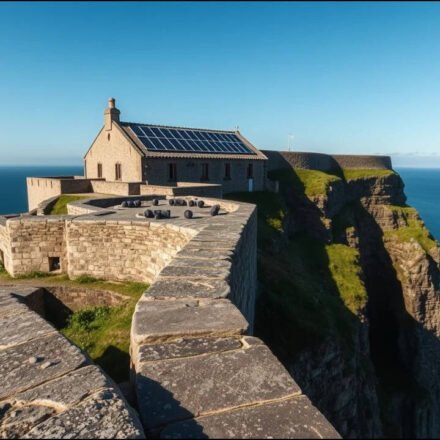 A tech entrepreneur bought a ruined Welsh island fort for £500,000, but after £2 million and a decade of work it became an 8,000-sq-ft off-grid home