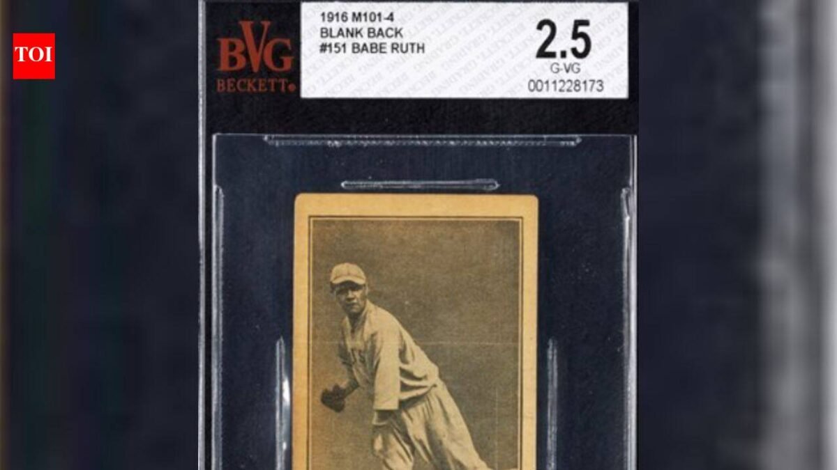 In 1992, a Maryland woman bought her aunt's old piano for $25; a stuck pedal revealed more than 100 baseball cards, and 27 years later a 1916 Babe Ruth rookie sold for $130,054