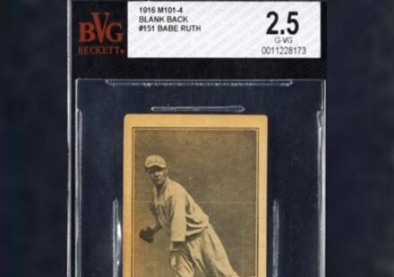 In 1992, a Maryland woman bought her aunt's old piano for $25; a stuck pedal revealed more than 100 baseball cards, and 27 years later a 1916 Babe Ruth rookie sold for $130,054