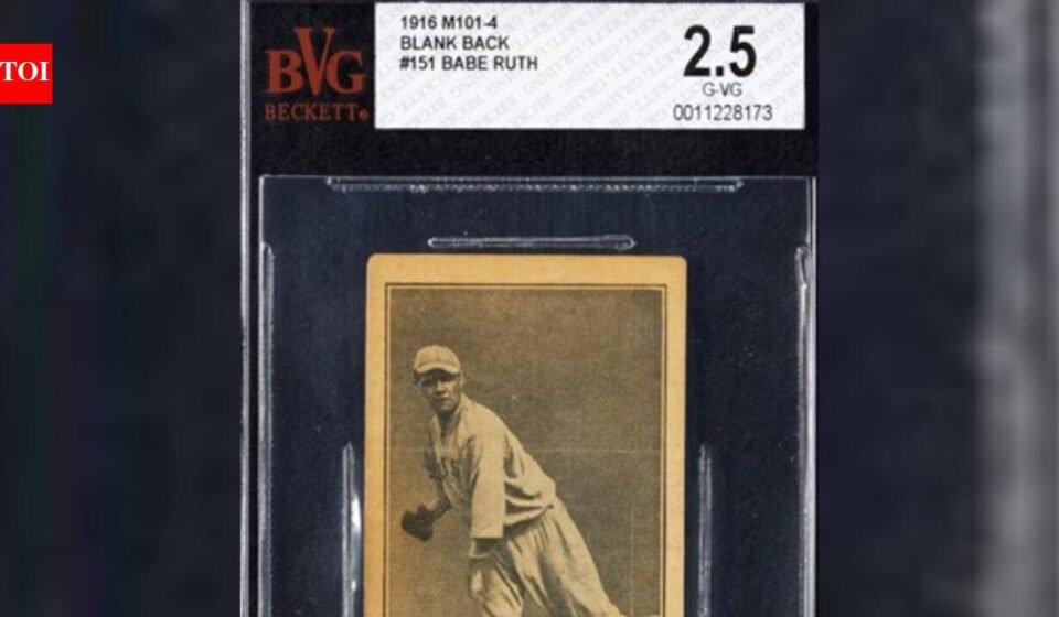 In 1992, a Maryland woman bought her aunt's old piano for $25; a stuck pedal revealed more than 100 baseball cards, and 27 years later a 1916 Babe Ruth rookie sold for $130,054