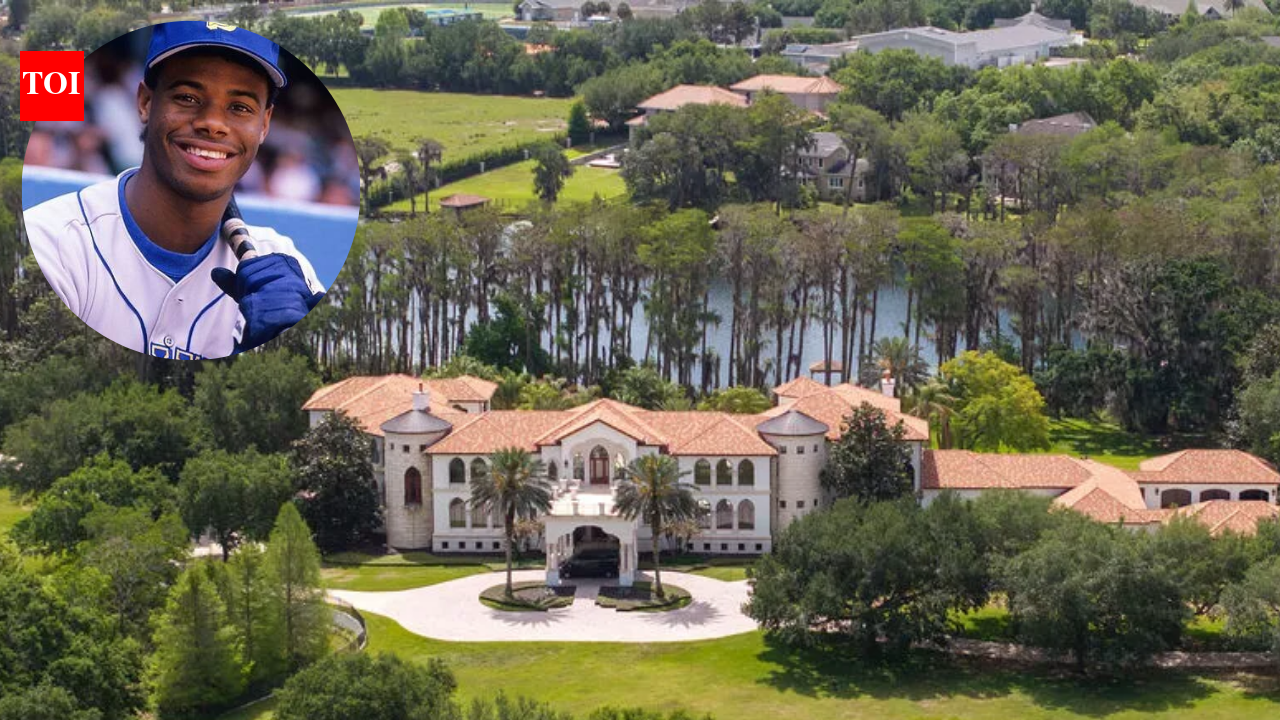 In 2004, Ken Griffey Jr. paid $2.575 million for 11.58 lakefront acres near Orlando; four years later he completed a 22,108-sq-ft custom mansion, and the estate is now listed for $27 million