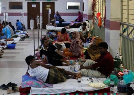 ‘Treated on floor, verandah’: Dhaka hospitals struggle to find space for dengue patients