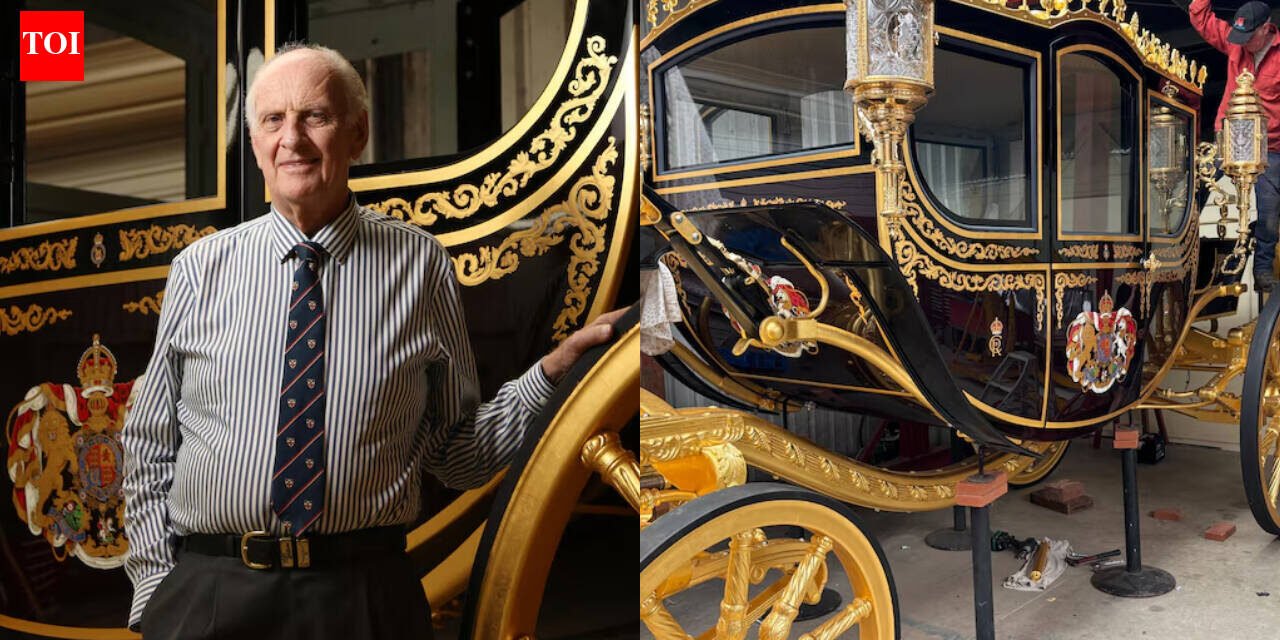 The man considered the world's last royal coachmaker died at 76 before finishing a 3-tonne carriage for King Charles III; his team says it is now 98% complete