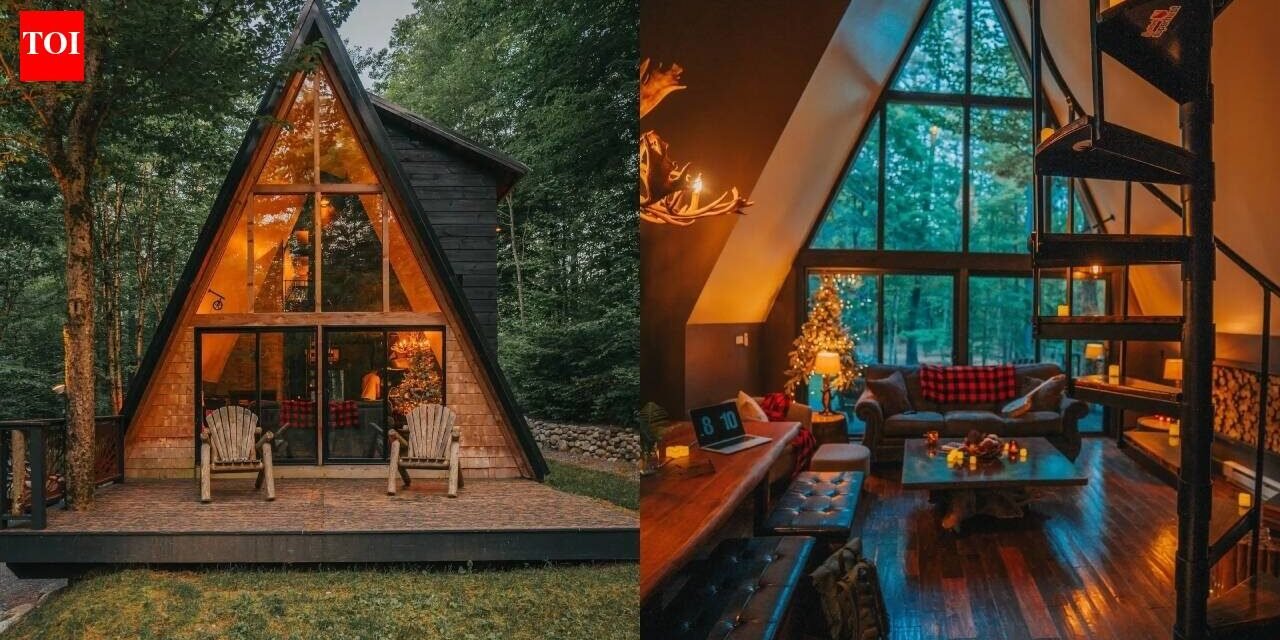 In 2015, a Connecticut carpenter and his wife bought 5 acres in upstate New York for $27,000; he built three cabins, and the rentals generated more than $2.1 million