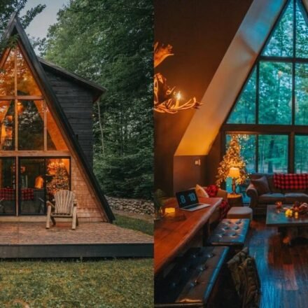 In 2015, a Connecticut carpenter and his wife bought 5 acres in upstate New York for $27,000; he built three cabins, and the rentals generated more than $2.1 million