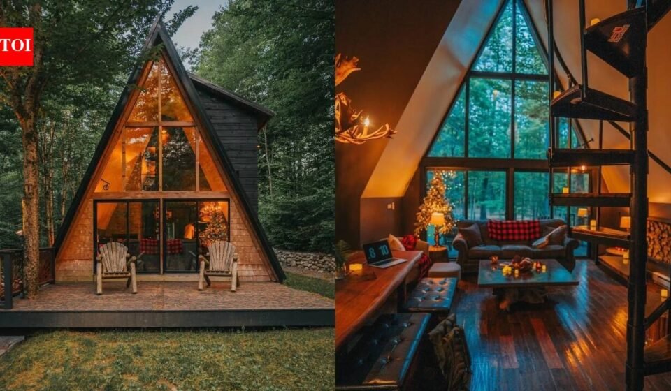 In 2015, a Connecticut carpenter and his wife bought 5 acres in upstate New York for $27,000; he built three cabins, and the rentals generated more than $2.1 million