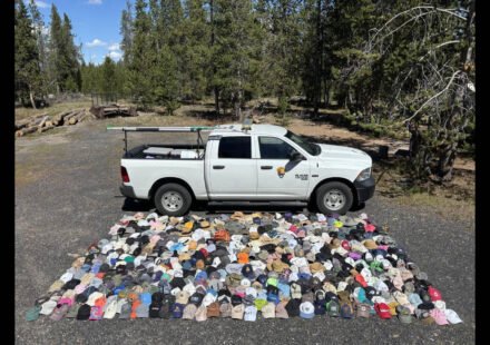 280 hats, 36 sunglasses: Record-breaking 20,00 pieces of trash haul from Yellowstone National Park this year so far