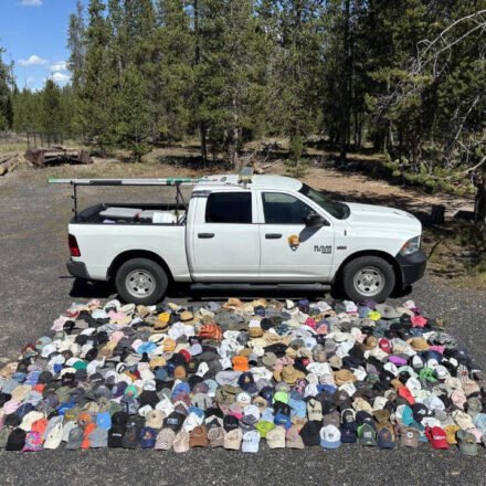 280 hats, 36 sunglasses: Record-breaking 20,00 pieces of trash haul from Yellowstone National Park this year so far